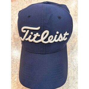 Navy Titleist Pro V1 Hat Size Small/Medium By New Era FJ With Back Patch